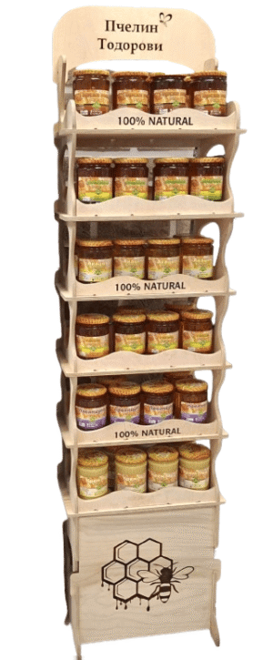Рекламен стелаж "MEZETE NATURAL"